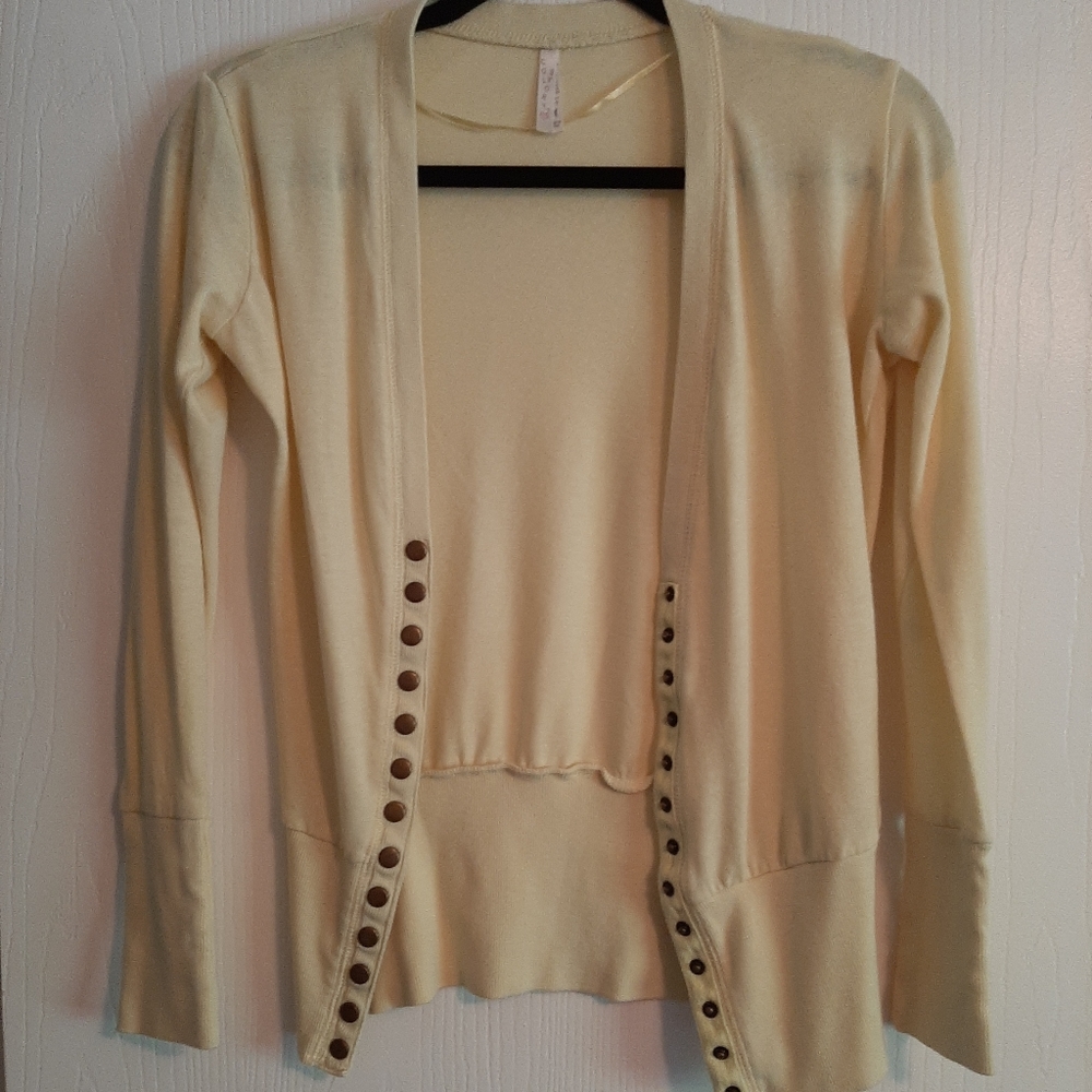 Snap front cardigan